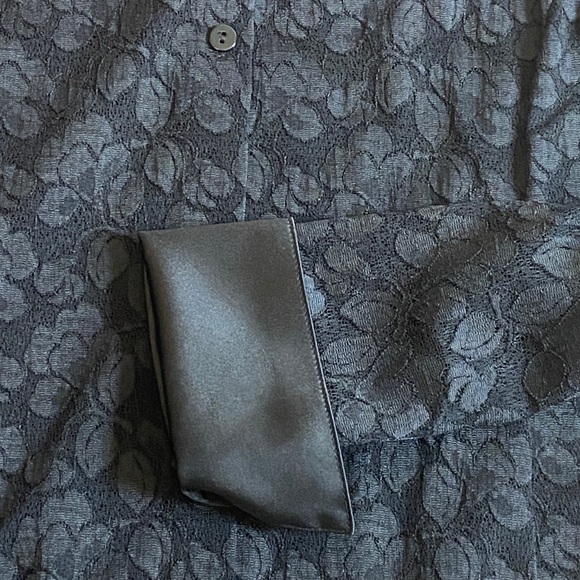 Rafaella Women’s Black Lace Blouse Classic Top - Picture 4 of 5